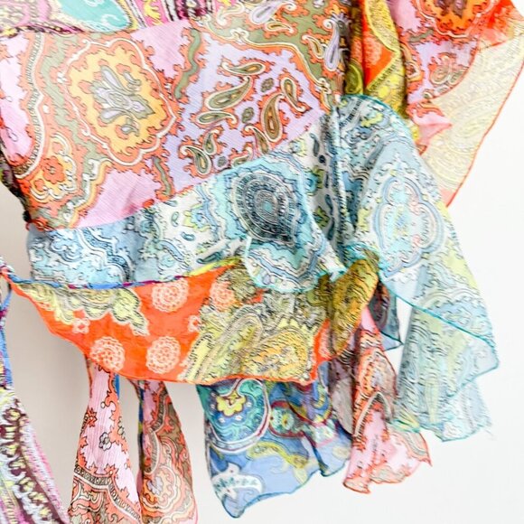 Zara Sheer Colourful Cropped Top Bundle L  NWT - Picture 7 of 13